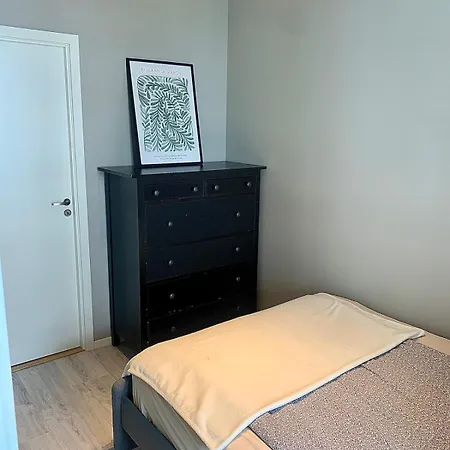 Lys Og Moderne 3-roms Pa Sandsli 卑爾根